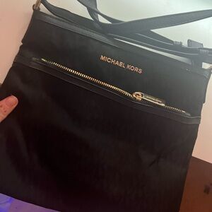 Michael Kors Black Quilted Interior Bag